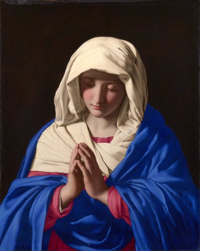 Vergine in preghiera da Giovanni Battista Salvi da Sassoferrato